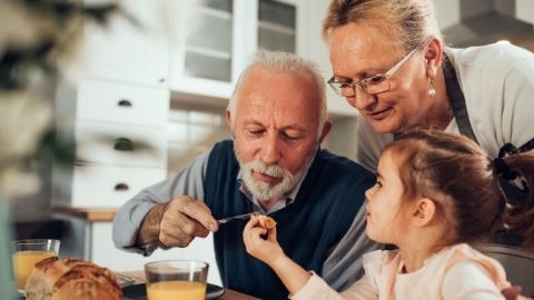 Grandparents with Grandchildren